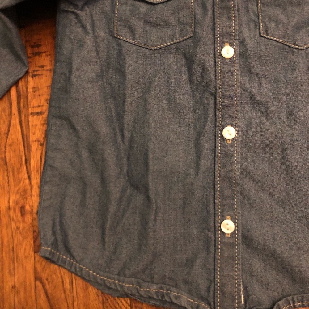 Carter’s Chambray Button-Front Shirt - Picture 6 of 6